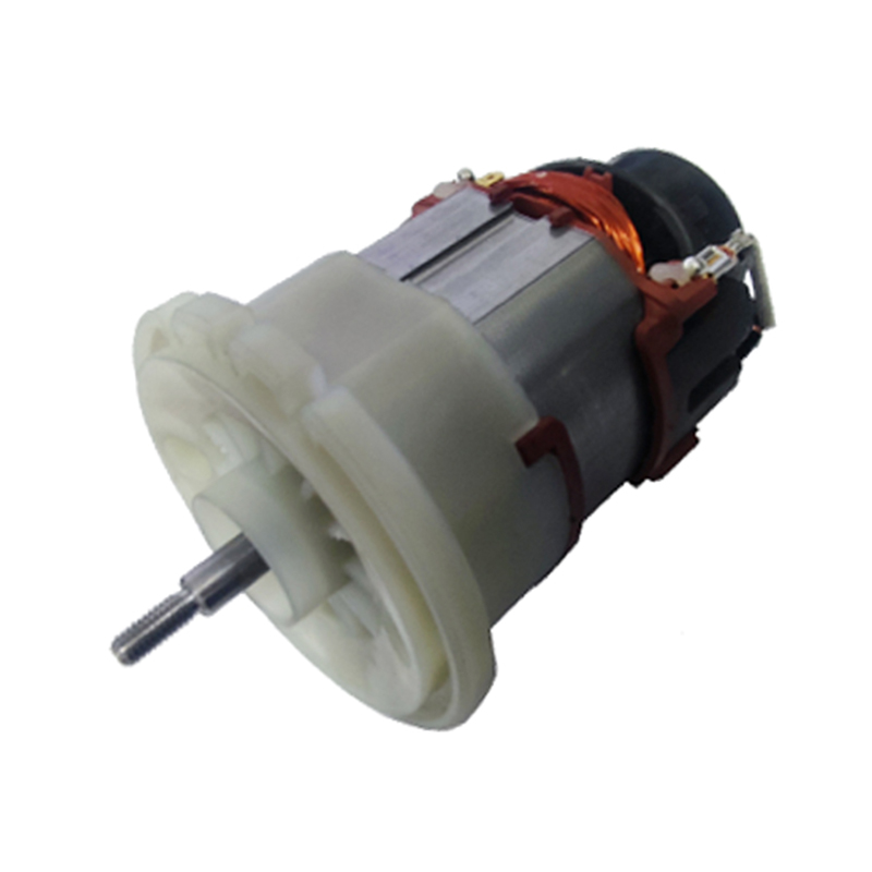 How does the AC Garden Tools mower motor achieve high efficiency and low energy consumption through electromagnetic design optimization?